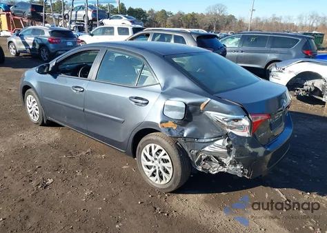 2018 Toyota Corolla Le из США, поврежденный, VIN 2T1BURHE9JC120694